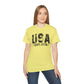 GILDAN - USA EST.1776 T-Shirt — Vintage Patriotic American Tee for 4th of July