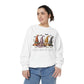 COMFORT COLORS - Gnome Trio Cozy Sweatshirt — "A Girl's Gotta Have Options" Fall Graphic
