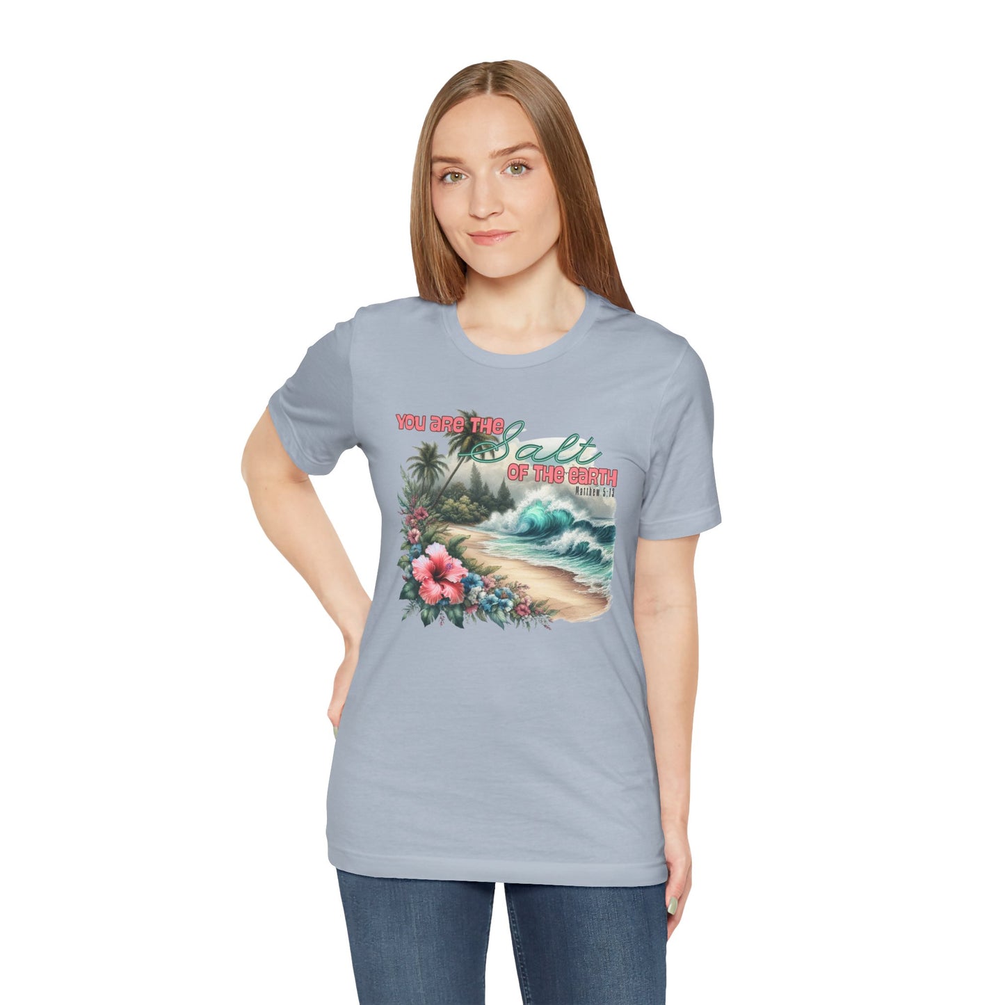 Beach T-Shirt — “You Are the Salt of the Earth” Vintage Tropical Graphic Tee