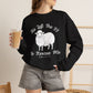 GILDAN -HE LEFT THE 99 WHITE FONT ADULT SWEATSHIRT