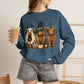 GILDAN -Halloween Dogs Crewneck Sweatshirt — Cute Witch, Ghost & Pumpkin Puppy Design