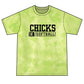 Softball Chicks Tie-Dye T-Shirt — Lime Crystal Dye