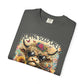 COMFORT COLORS - Cow Graphic T-Shirt — "All the Good Ones Are a Little Crazy" Floral Sunflower Design