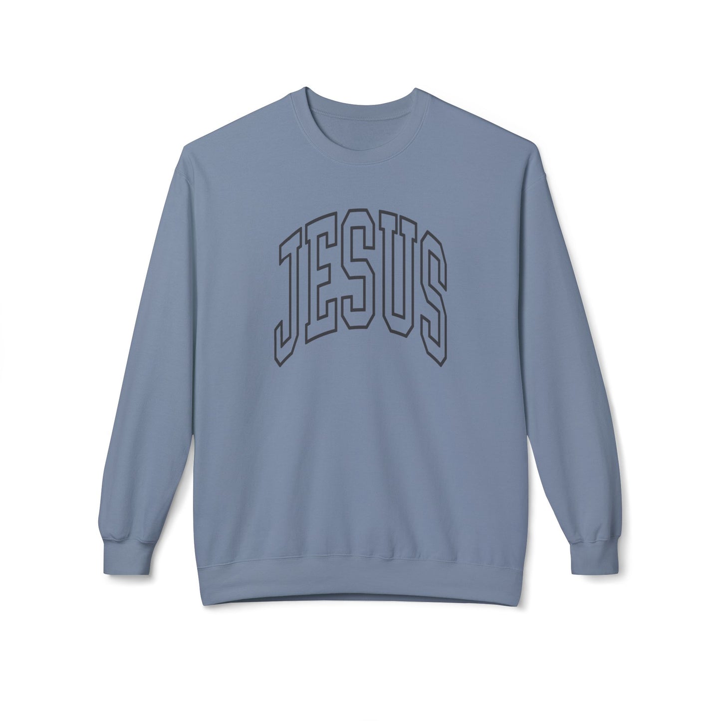 Jesus Arch Logo Sweatshirt — Christian Crewneck Pullover
