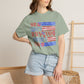COMFORT COLORS - She Loves Jesus and America Too T-Shirt — Patriotic Christian Tee for Women (July 4th)