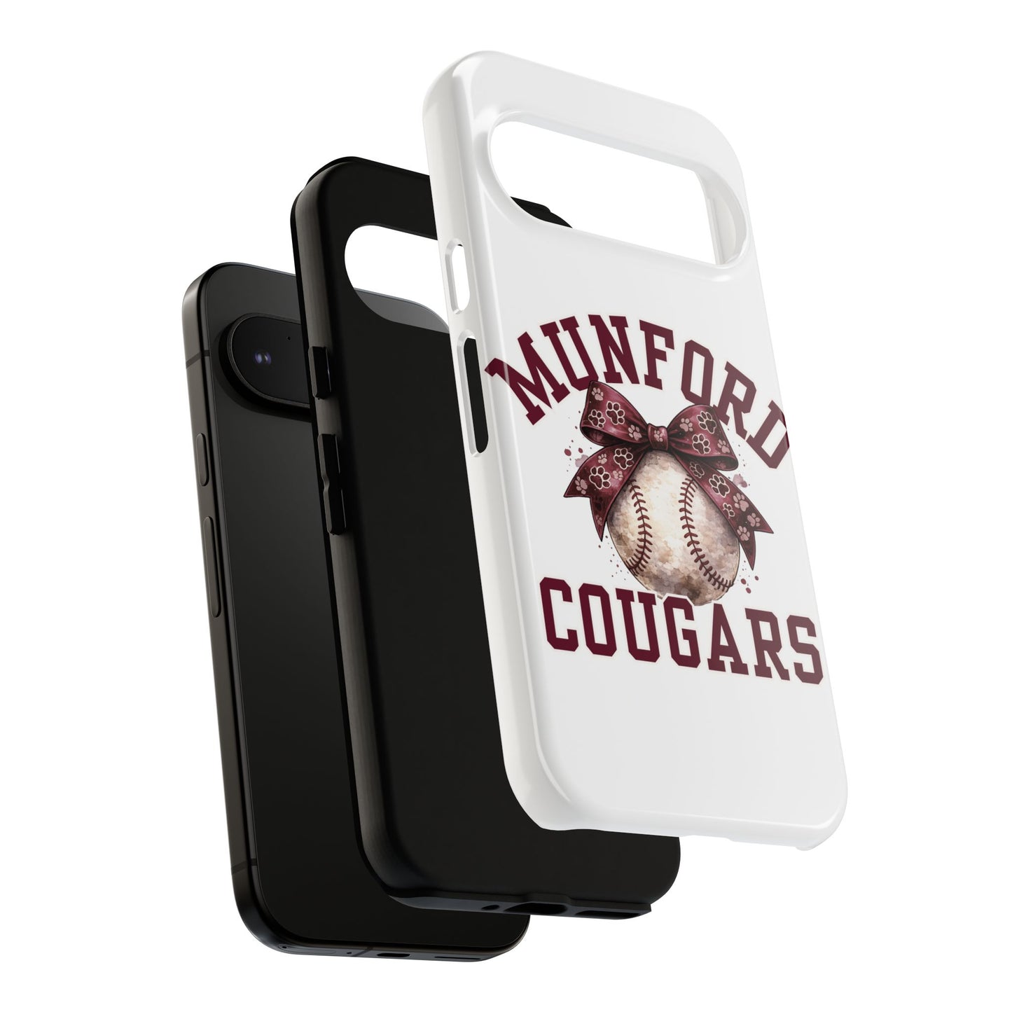 *** NEED TO PERSONALIZE THIS ? - DO NOT PURCHASE THIS ITEM - EMAIL ME @REFININGFAITHCOMPANY@GMAIL.COM - Munford Cougars Baseball Phone Case - Tough Cases Sports Team Phone Cover