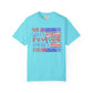 COMFORT COLORS - She Loves Jesus and America Too T-Shirt — Patriotic Christian Tee for Women (July 4th)