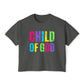 COMFORT COLORS - Child of God Boxy Tee — Women's Rainbow Faith T‑Shirt