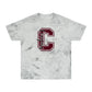 Tie-Dye Letter 'E' Baseball Script T-Shirt