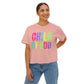 COMFORT COLORS - Child of God Boxy Tee — Women's Rainbow Faith T‑Shirt
