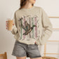 GILDAN - Vintage Mallard Duck Crewneck Sweatshirt — Rustic Ribbon Bird Graphic