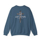 GILDAN - GET DOWN IN THE GOSPEL ADULT SWEATSHIRT GRAY CAMO CROSS