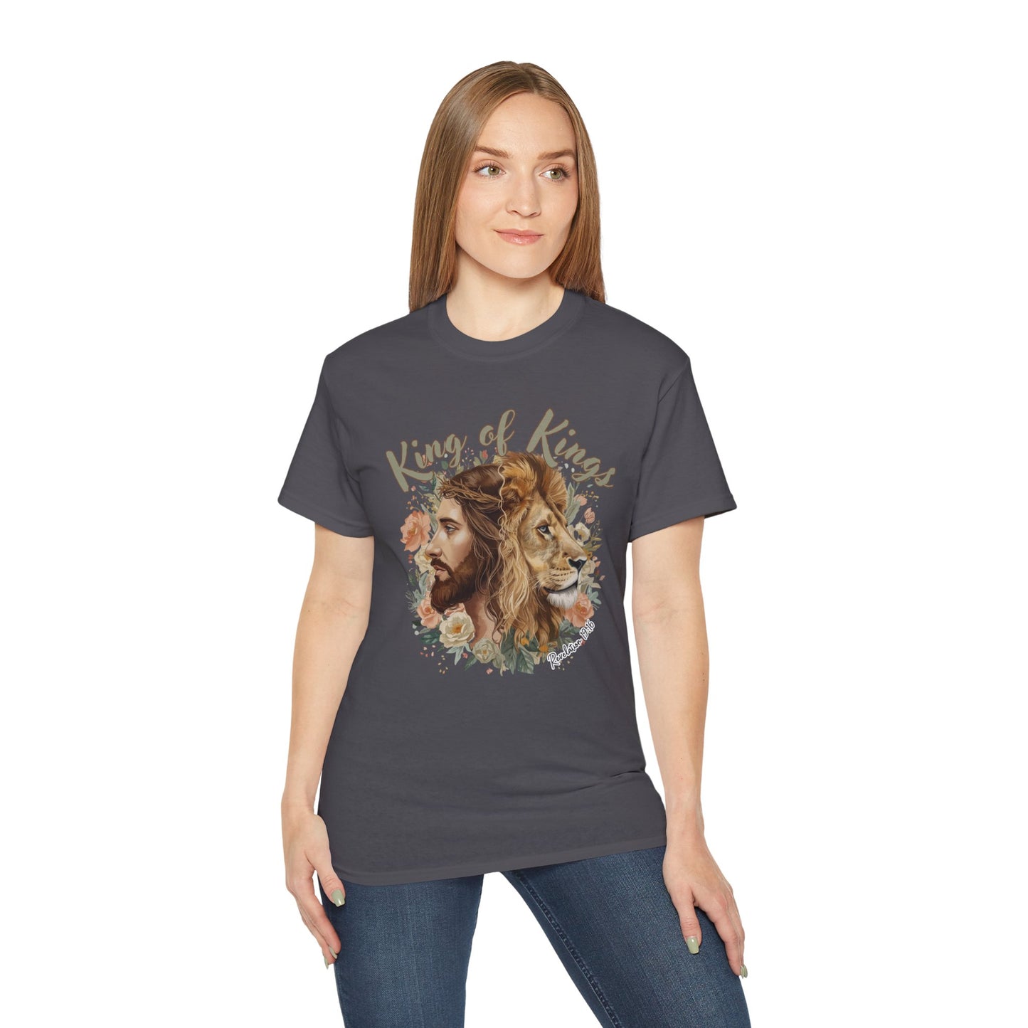 GILDAN - King of Kings Jesus & Lion T-Shirt — Faith Christian Tee