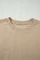 Light Pink Solid Color Loose Tee Drawstring Wide Leg Pants 2pcs Outfit