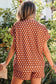 Brown Polka Dot Print Short Set