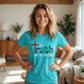 Faith 'Truth' T-Shirt — Christian Cross Graphic Tee (John 8:32)