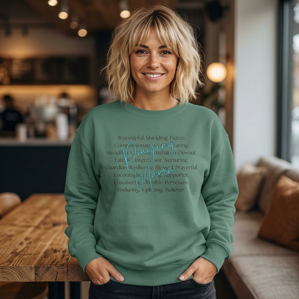COMFORT COLORS - Peace Script Sweatshirt — Inspirational 'Peace' Typography Crewneck