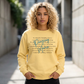 COMFORT COLORS - Peace Script Sweatshirt — Inspirational 'Peace' Typography Crewneck