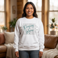 COMFORT COLORS - Peace Script Sweatshirt — Inspirational 'Peace' Typography Crewneck