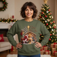 GILDAN - Crewneck Sweatshirt - 'Come Let Us Adore Him' Nativity Christmas Sweatshirt