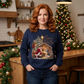 GILDAN - Crewneck Sweatshirt - 'Come Let Us Adore Him' Nativity Christmas Sweatshirt