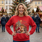 GILDAN - Crewneck Sweatshirt - 'Come Let Us Adore Him' Nativity Christmas Sweatshirt