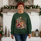 GILDAN - Crewneck Sweatshirt - 'Come Let Us Adore Him' Nativity Christmas Sweatshirt