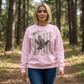 GILDAN - Vintage Mallard Duck Crewneck Sweatshirt — Rustic Ribbon Bird Graphic