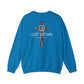 GILDAN - GET DOWN IN THE GOSPEL ADULT SWEATSHIRT GRAY CAMO CROSS
