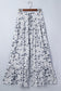 Beige Camo Print Wide Leg Casual Pants