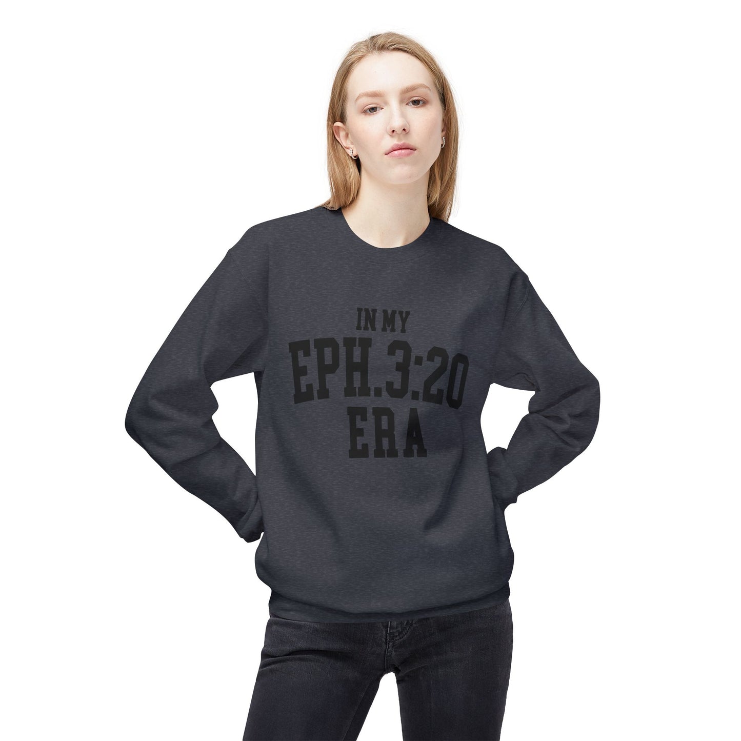 GILDAN - Eph.3:20 Era Sweatshirt — Inspirational Christian Crewneck