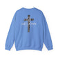 GILDAN - GET DOWN IN THE GOSPEL ADULT SWEATSHIRT GRAY CAMO CROSS