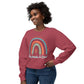 COMFORT COLORS -  Crewneck Sweatshirt - 'Stay Humble & Kind' Pastel Rainbow