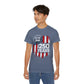GILDAN - 250 Years American Flag T-Shirt — 1776–2026 Patriotic Independence Day Tee