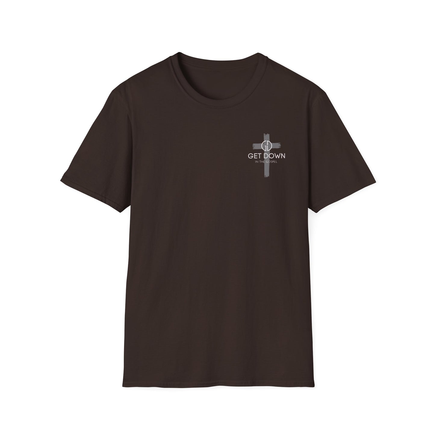 Christian T-Shirt — “He Must Increase, I Must Decrease” Cross Graphic