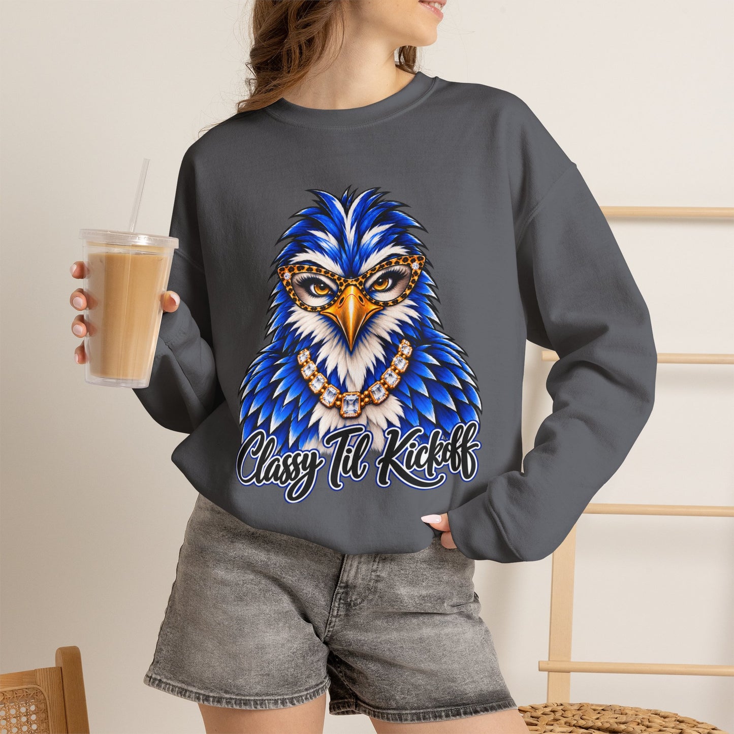 GILDAN - Classy ’Til Kickoff Owl Sweatshirt