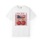 COMFORT COLORS - America Cherry Graphic T-Shirt — Patriotic 4th of July Tee