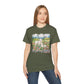 GILDAN - Lamb In Wildflowers Tee – "The Lord Is My Shepherd" Cotton T-Shirt