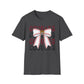 Cougars Bow Baseball T-Shirt — Cheer Team Spirit Tee
