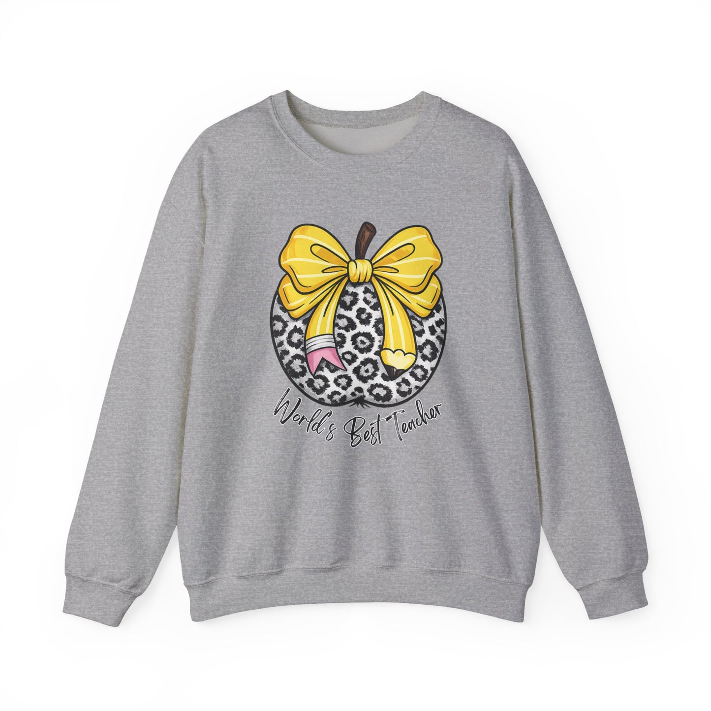 GILDAN - World's Best Teacher Unisex Heavy Blend™ Crewneck Sweatshirt