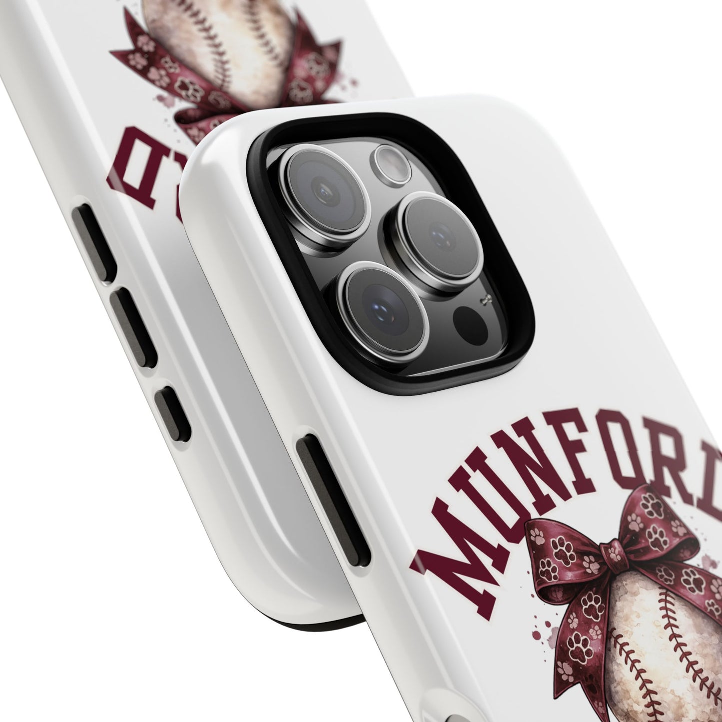 *** NEED TO PERSONALIZE THIS ? - DO NOT PURCHASE THIS ITEM - EMAIL ME @REFININGFAITHCOMPANY@GMAIL.COM - Munford Cougars Baseball Phone Case - Tough Cases Sports Team Phone Cover