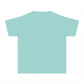 COMFORT COLORS - Easter Floral Bunny Youth Tee — 'Because He Lives'