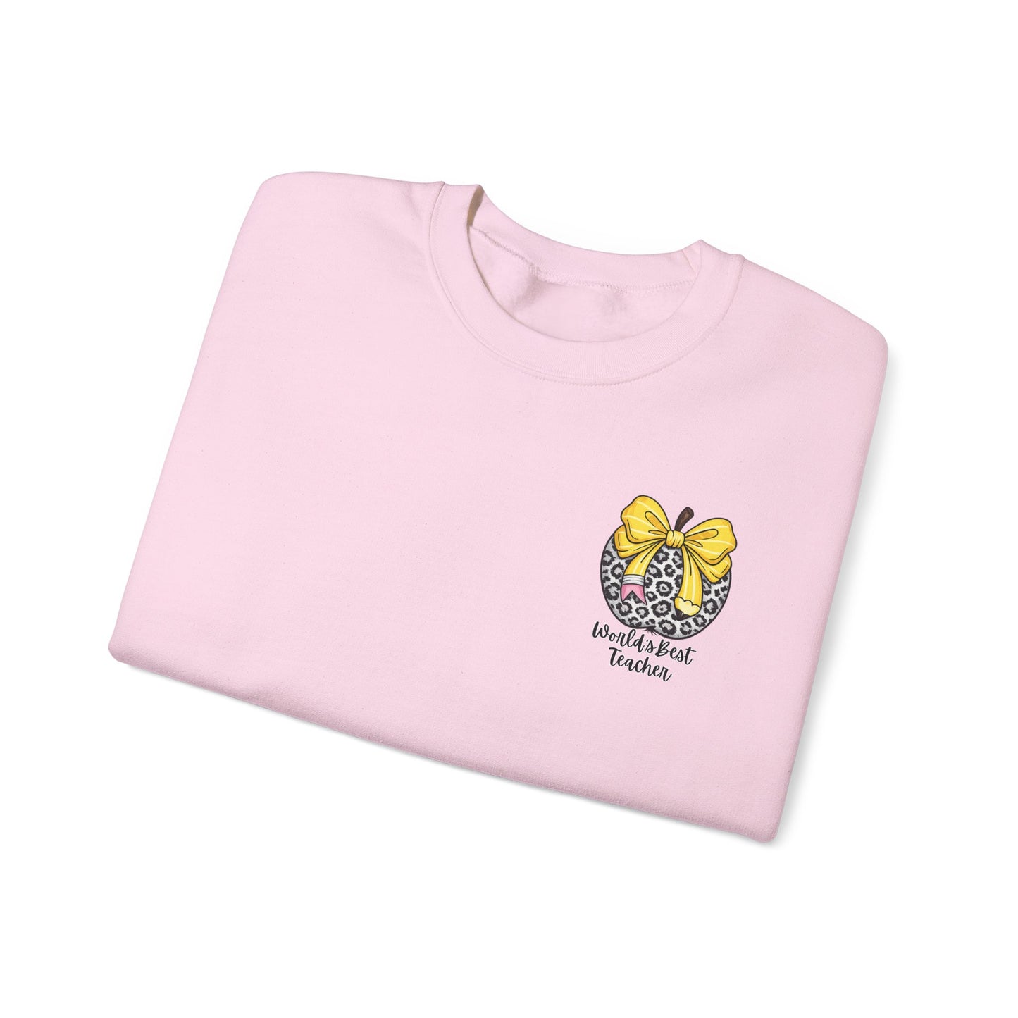 WORLD'S BEST TEACHER  - WITH FRONT AND BACK PRINTING