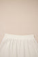 Sky Blue Solid Color Contrast Textured Patchwork Raw Edge 2pcs Short Set