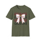 Cougars Bow Baseball T-Shirt — Cheer Team Spirit Tee