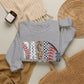 GILDAN - Baseball Leopard Print Crewneck Sweatshirt