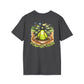 Midsouth Chicks Softball T-Shirt — Neon Green Softball Bow Design