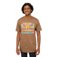 Sunset Surf Van T‑Shirt — Colorful Beach Sunrise Graphic Tee