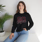 Crewneck Sweatshirt — "Go Cougars" Leopard Varsity School Spirit