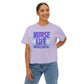 COMFORT COLORS CROP TOP - Nurse Life Boxy Tee — "Some Days You Win..." Inspirational Nurse T-Shirt